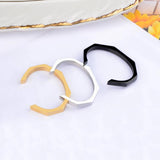 Vintage Stainless Steel Bangle Cuff Bracelet Unisex Men Jewelry