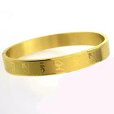 Stainless Steel Religious Dharani Curse Bracelet