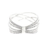Multilayer Charm Bracelet with Rhinestone for Women