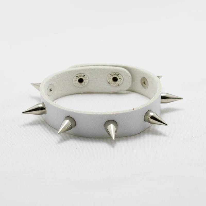 PU Leather Studded Bracelet Punk Bracelet Goth Cuff Bracelet