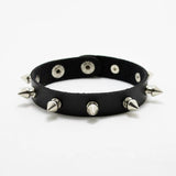 PU Leather Studded Bracelet Punk Bracelet Goth Cuff Bracelet