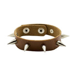 PU Leather Studded Bracelet Punk Bracelet Goth Cuff Bracelet