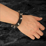 PU Leather Studded Bracelet Punk Bracelet Goth Cuff Bracelet