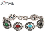 Vintage Bohemian Silver Bracelet for Women Charms Jewellery