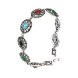 Vintage Bohemian Silver Bracelet for Women Charms Jewellery