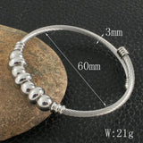 Stainless Steel Bangle Bracelet Rose Women Gift