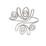Wild Exaggerated Geometric Flower Arm Bracelet Punk Style Tulip Arm Ring