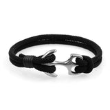Stainless Steel Anchor Buckle Paracord Bracelet