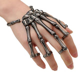 Steam Punk Bracelet Gothic Hand Skull Elasticity Couple Women Bracelet