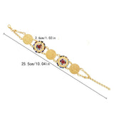 Coin Bracelet Arabic Cuff Bridal Party Favor Women Accessories