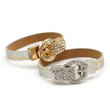 Leather Bracelet Punk Wrap Bangle Women Cuff