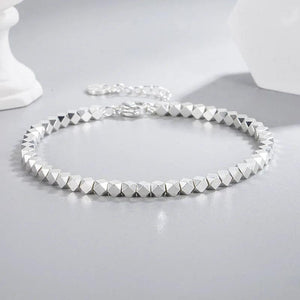 Polygonal Crushed Stone Bracelets for Women
