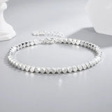 Polygonal Crushed Stone Bracelets for Women