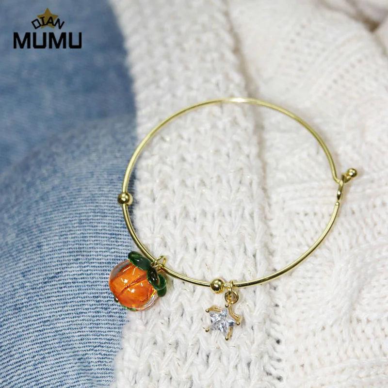 Forest Series Persimmon Bracelets: Small Fresh Wishful Jewelry