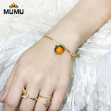 Forest Series Persimmon Bracelets: Small Fresh Wishful Jewelry