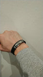 King Crown Men Bracelet Stainless Steel Leather Bracelets & Bangles