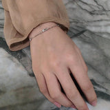 925 Silver Star Bracelet Crystal Jewelry Gift