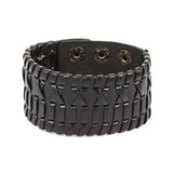 Adjustable Leather Bracelet Wristband for Men