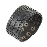 Adjustable Leather Bracelet Wristband for Men