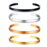 FATE LOVE 316L Stainless Steel Women Cuff Bracelet