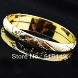 18K Plated Handcuffs Bracelets Bangles for Women Mens