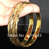 18K Plated Handcuffs Bracelets Bangles for Women Mens