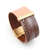 Boho Style Leather Bracelet for Women