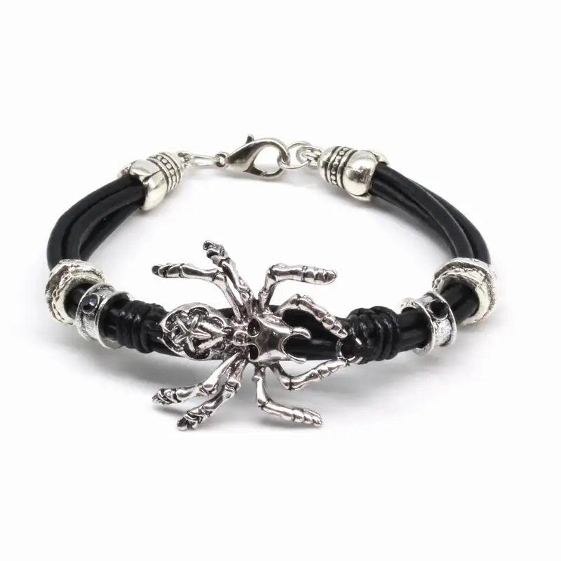 Spider Men Bracelet Vintage Multilayer Leather Boyfriend Gift