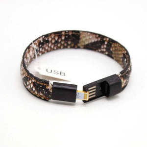 Wide Leather Bracelet for Women Rectangular Smooth Charm Bracelets