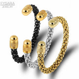 Popcorn Chain Charm Bracelets Bangles Women Unique Jewelry Cuff