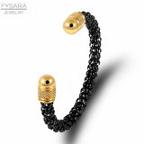Popcorn Chain Charm Bracelets Bangles Women Unique Jewelry Cuff