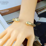 Popcorn Chain Charm Bracelets Bangles Women Unique Jewelry Cuff