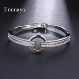 Crystal Bangles Wedding Cuff Bracelet