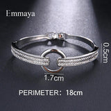 Crystal Bangles Wedding Cuff Bracelet