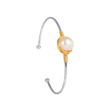 Baroque Pearl Hand-Wound Gold-Plated Bracelet