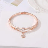 Micro-inlaid Star Alloy Sweet Bracelet