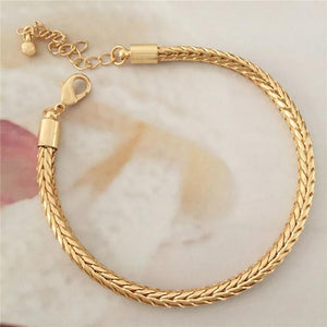 3D Braided Thick Chain Bracelet Bohemia Casual Chunky Decoration