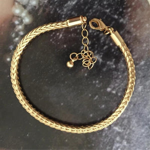 3D Braided Thick Chain Bracelet Bohemia Casual Chunky Decoration