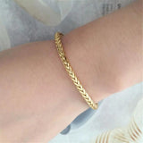 3D Braided Thick Chain Bracelet Bohemia Casual Chunky Decoration