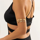 Punk Metal Tassel Arm Bracelets for Women Egirl