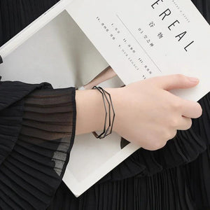 Alloy Cross Women Opening Bracelet Sweet Romantic Cuff Bangles