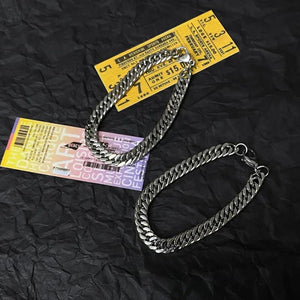 Hip-Hop Couple Bracelet Titanium Steel Jewelry