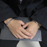 Hip-Hop Couple Bracelet Titanium Steel Jewelry