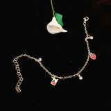 Sweet Strawberry Bracelet for Couples