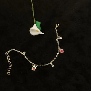 Sweet Strawberry Bracelet for Couples