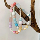Irregular Bohemian Colorful Rock Bracelet