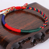 Bohemia Gradient Rope Bracelet Colorful Wrist Decoration