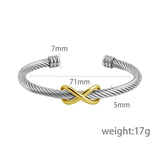 Steel Wire Snake Bracelet Bangle Heliciform Personalized Hot 71mm Gift