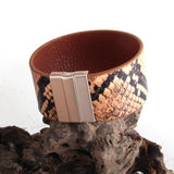 RH 2.8cm Leather Armbander Magnetic Clasp