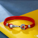Ruyi Red Bracelet Unisex Guochao Blessing Word Girls Bracelet